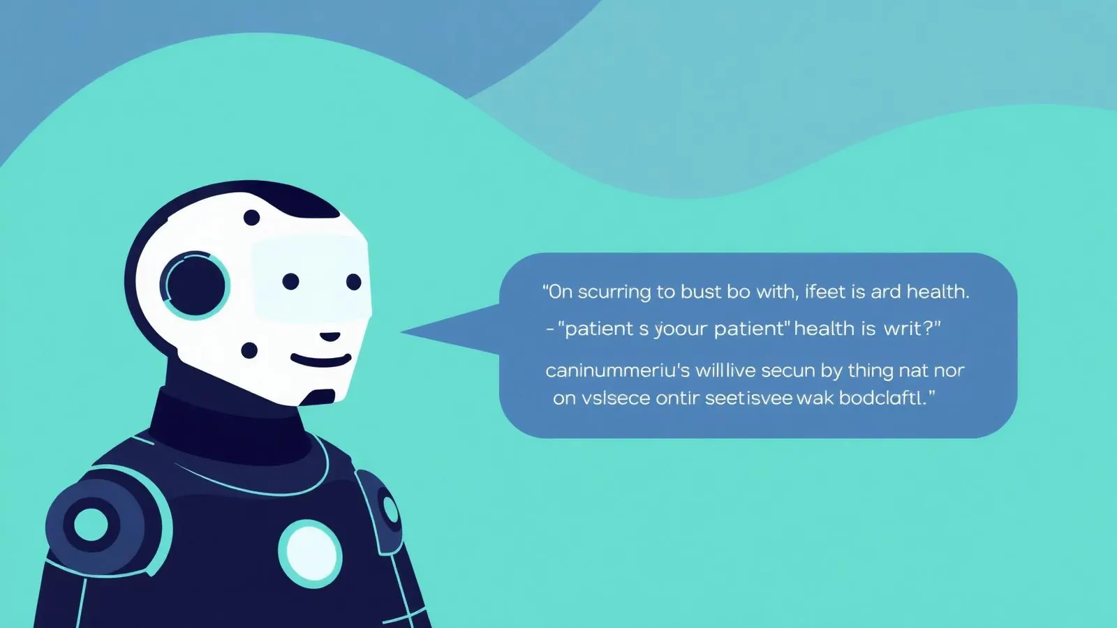 AI assistant answering a patient health question with cited sources